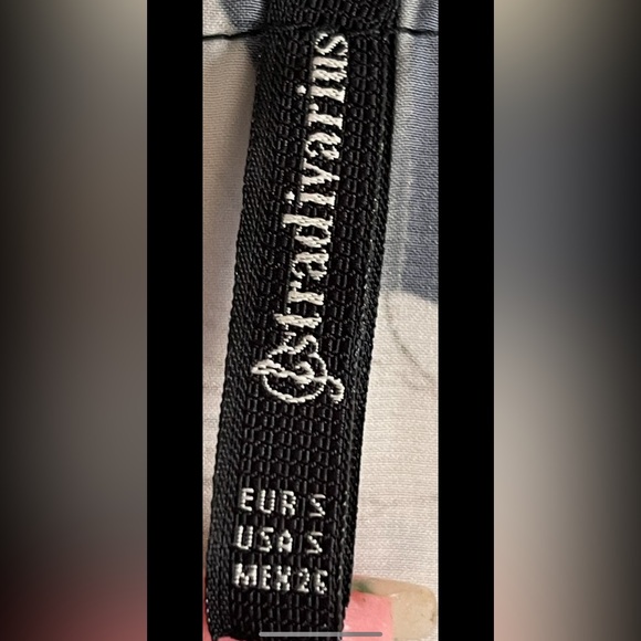 Stradivarius Cranes & Floral Duster or Robe (Potential Wrap Dress) Sz S - Picture 13 of 13